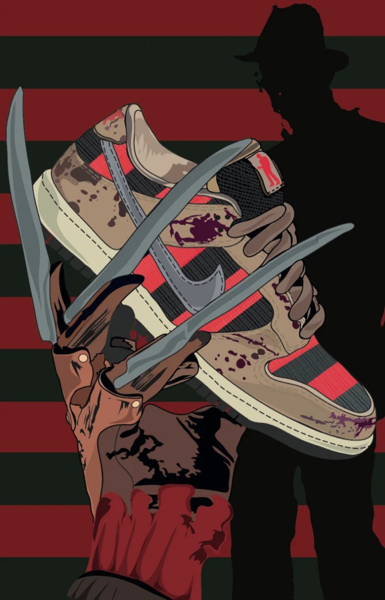 cinturón Sotavento Cenagal Rares on Twitter: "This is where the Nike SB Dunk Low “Freddy Krueger”  comes into play, one of the most coveted Nike shoes of all time.  https://t.co/BBXBEwPO6M" / Twitter