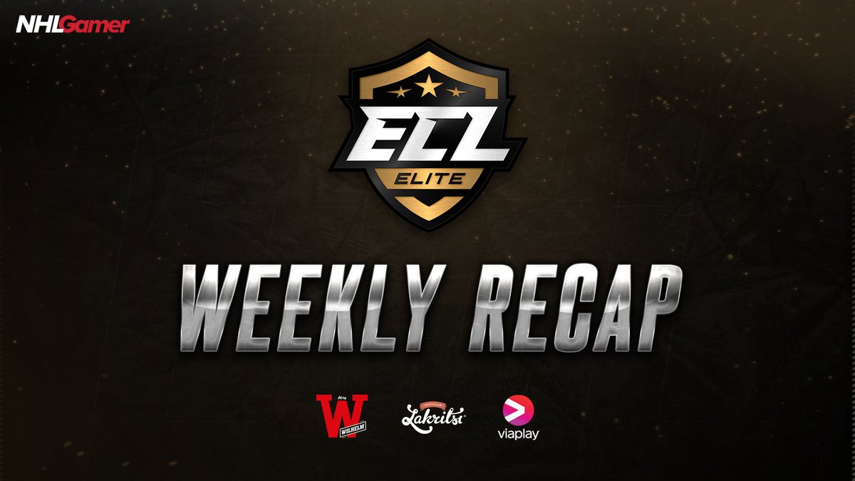 The fifth week of #ECL12 Elite is in the books, who will clinch those last playoff spots, and who can avoid relegation? Tune in for the broadcasts this week!

Recap: bit.ly/3hamZpI

#NHLGamer #NHL21 #mukanaWilhelm #kouvolanlakritsi #ViaplayECL