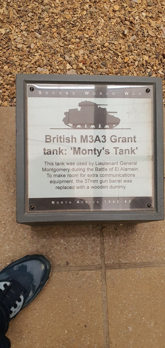 PlusHill's tweet photo. @LuttHigh @missrandon 
Amelia found Monty! Learnt all about him at Duxford Imperial War Museum. https://t.co/zfx2MkqOuC