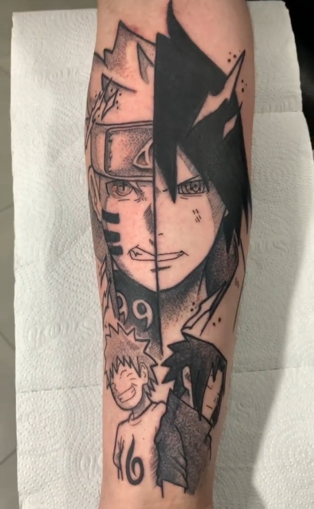 Fiz uma Tatuagem do Naruto 