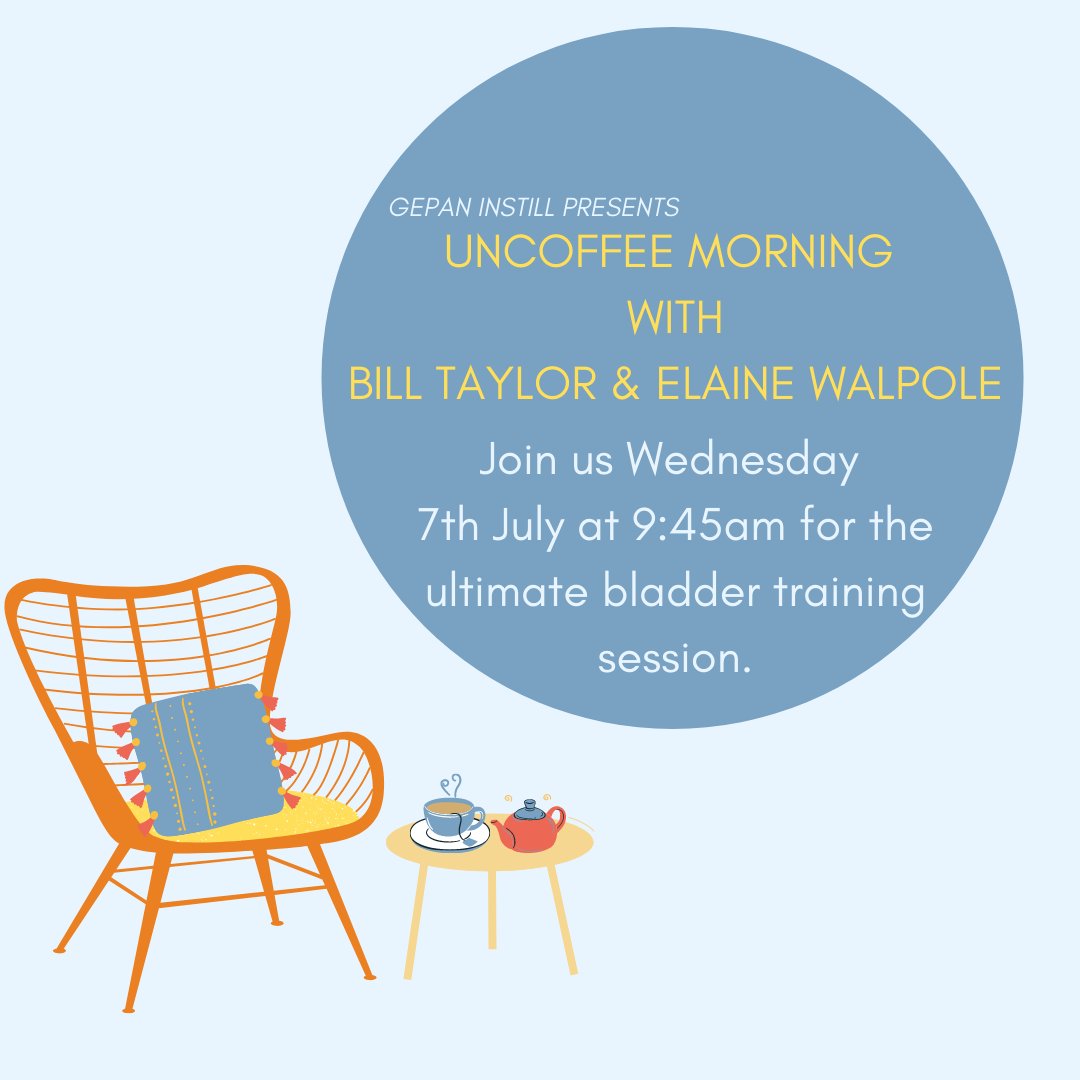Gepan_Instill's tweet photo. Bladder training can be life changing.If it helps you reduce the number of times you get up in the night, you are far more likely to have a better day. Learn from the experts how to do it with @Physiobil &amp; Elaine Warpole 
Free tickets:https://t.co/5KqDlPtlko
#bladdertraining #bps https://t.co/pBVFQPsHKB