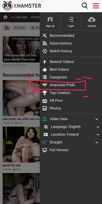 1 pic. Thanks guys! Our two free exclusive videos in the top #Pride2021 on #XHamster:

?Double orgasm