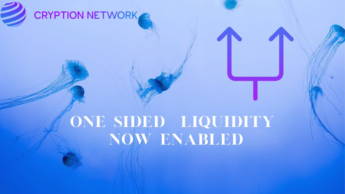 defiarena's tweet image. Uncovering One-side Liquidity by #Cryption! 

Single-side liquidity enabled today with benefits.

- Easily accessible CNT Farm
- Greater participation 
- Efficient capital allocation!

Pool now with a single token Sparkles

$CNT #DeFiFarms #DeFi