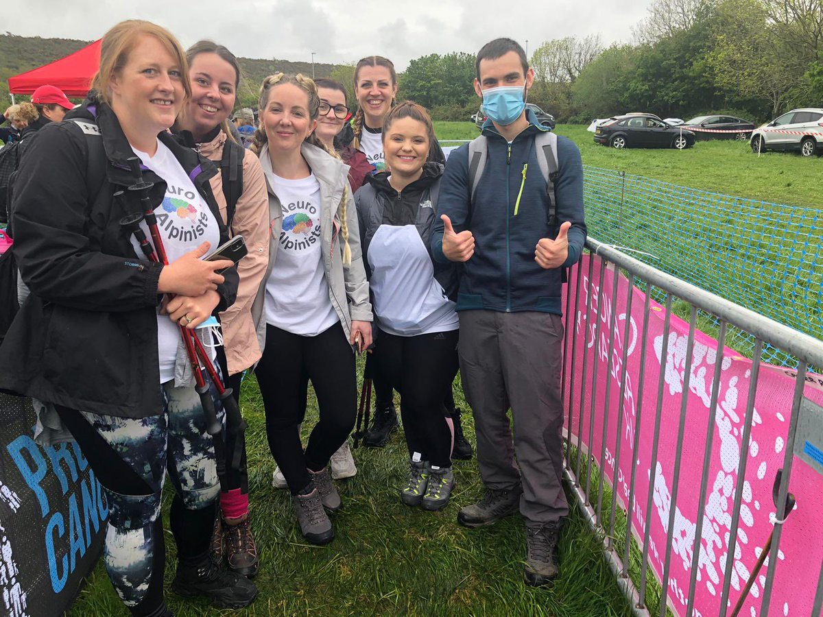 figarist40's tweet photo. And May’s valiant runners up were the E Neuro team who walked for 18+ hours in the Jurassic Coast challenge and raised over £5,000 to buy a specialist chair for our PLEX patients. @Smile4Wessex were so impressed they match funded the much needed second chair too! #goldenbrain https://t.co/ZFnZa4rrBM