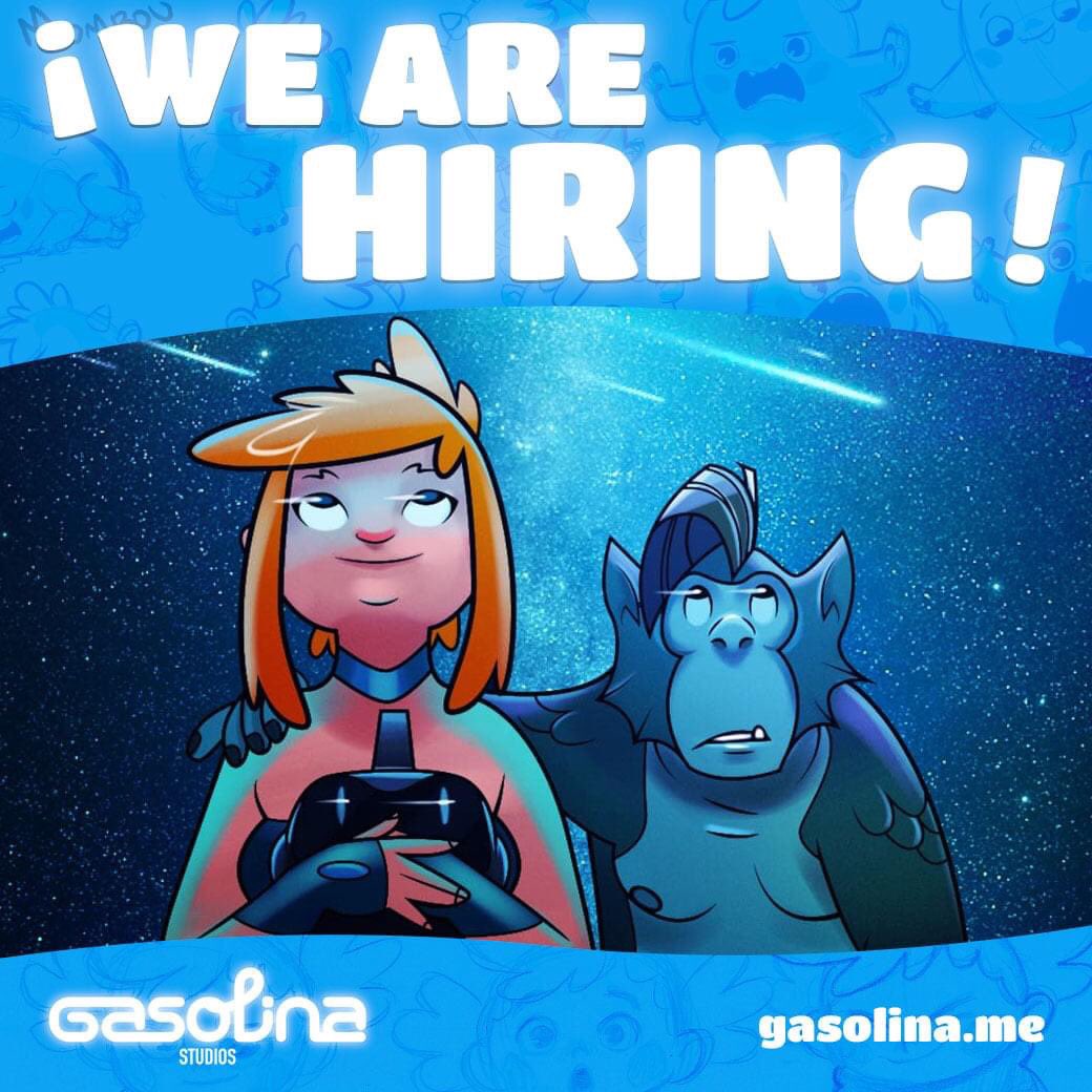 New projects are underway! We continue our search for experienced Tradigital and Cut Out Animators. For more information visit gasolina.me/job-opportunit…
