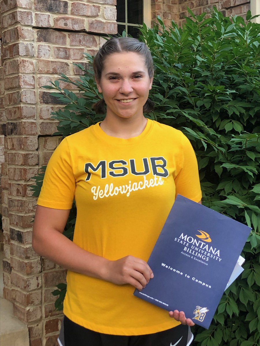 softball050's tweet photo. Big thanks to all my coaches throughout the years and a special thanks to my current coaches and teammates at FFZ for helping me get to the next level of playing college softball! Can’t wait to play for MSUB, Coach McKinney and staff! Go Yellowjackets!!!! https://t.co/kpfK0zhgBF