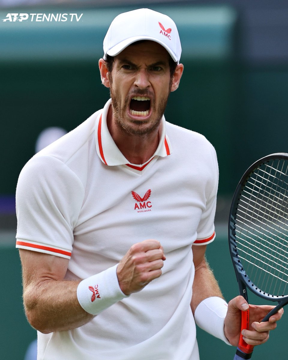 Welcome home, <a href="/andy_murray/">Andy Murray</a> 💜 💚

Two-time champ Murray defeats Basilashivili 6-4 6-3 5-7 6-3 for his first #Wimbledon singles win since 2017!