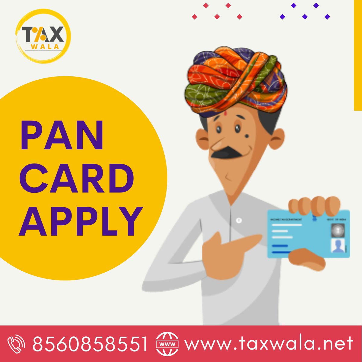 tax_wala's tweet photo. Apply PAN Card today!
अगर किसी को पेन कार्ड बनवाना हैं तो संपर्क करें
https://t.co/coNrYHlrLP
#PANCard #PANcardservices #aadhaarcard #pancardcenter #pancardservices #panlost #pancorrection #panapplication #panchange #panretrieval #pan #taxwala #yourdoorstep #incometax https://t.co/B7QpVho5B5