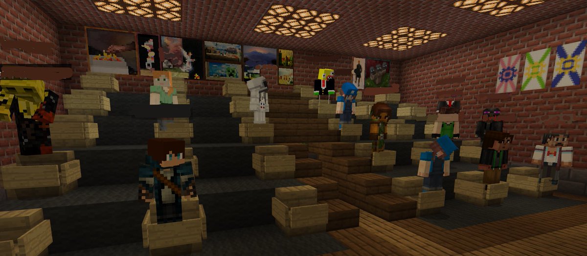 JefinnerL's tweet photo. So impressed with the student-created @PlayCraftLearn Graduation Ceremony world!🎉 An innovative & fitting venue for @cdsbeo_VLES Mr. Hendry & his Gr.8 students. #TogetherVirtually #CongratulationsGraduates2021 #MIEExpert @CDSBEO @English_Cath https://t.co/3BSzUtGnZf