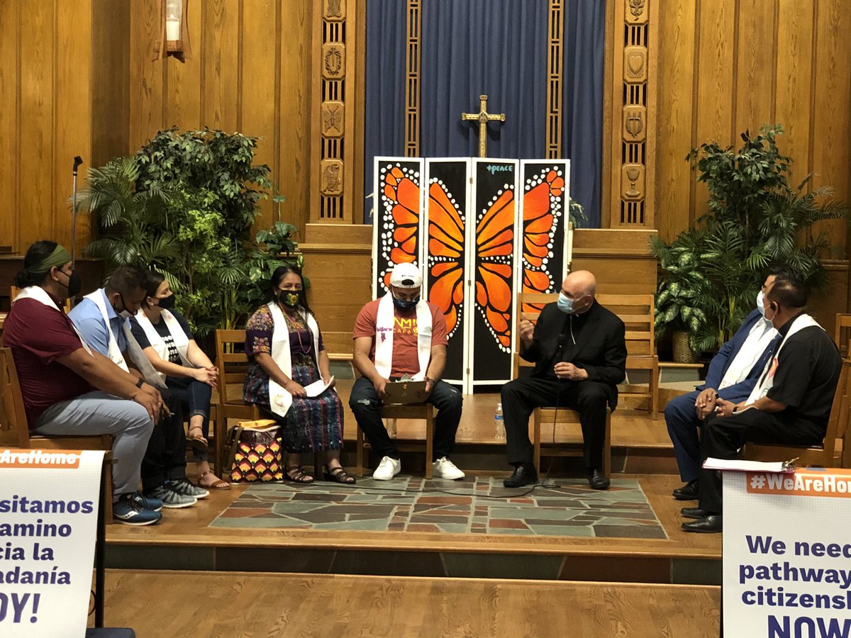 MRSserves's tweet photo. Bishop Dorsonville speaking with #FastForFreedom leaders this afternoon.  @FIAnational #WeAreEssential https://t.co/GOWqwzYl3P