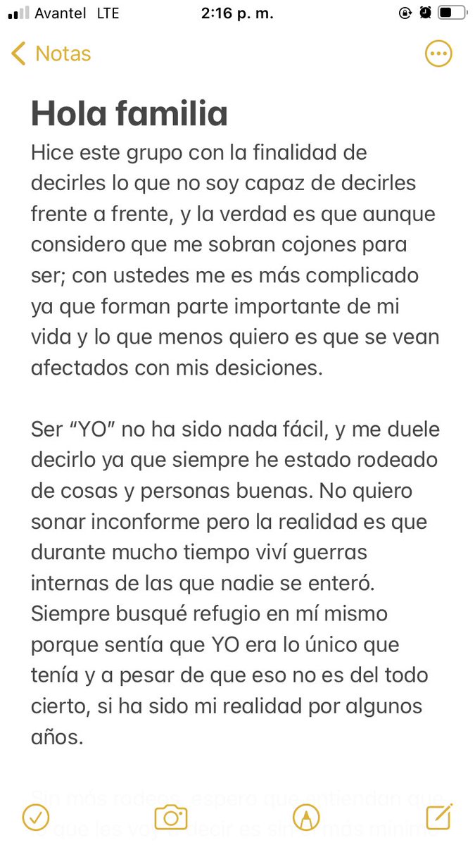 DavidTome07's tweet photo. Hace varios meses escribí estas palabras que fueron mi boleto a la libertad y al amor por lo que soy.
Y hoy en mi primer mes del orgullo siendo yo mismo, las publico con todo el amor del mundo para quien las necesite y esté pasando por un momento difícil.
Todo va a estar bien ❤️ https://t.co/4UMQSzEoZq
