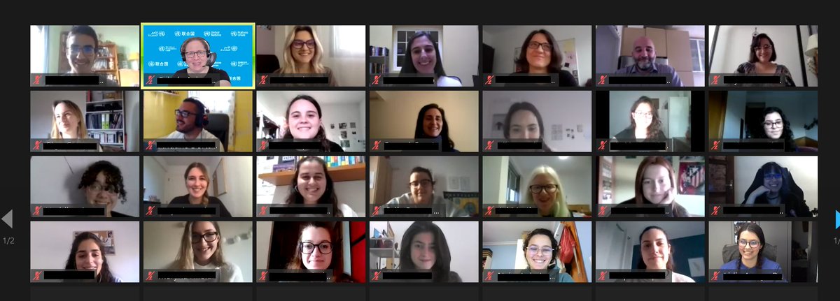 Capture d'écran de la galerie de participants aux journées TRADICAN de l'AETI 