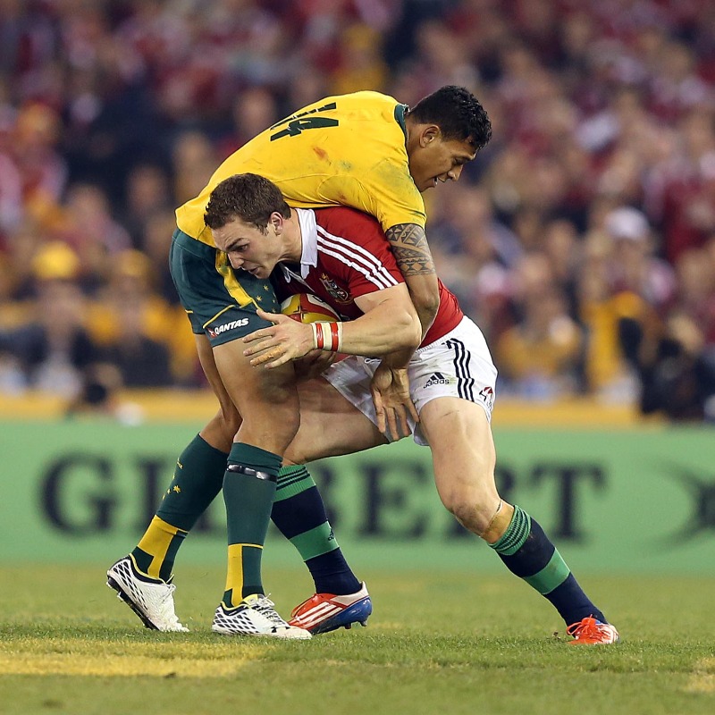 lionsofficial's tweet photo. #OnThisDay in 2013 - The 'Attackle' was invented by @George_North 💪😤

Absolute scenes 🔥🔥

Sum it up in one word below 👇

#LionsRugby #CastleLionsSeries https://t.co/VveTO3FNxS