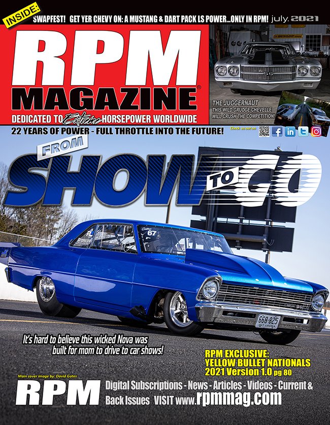 RPMMag's tweet image. FEATURE STORIES IN THIS ISSUE INCLUDE:

MAIN FEATURE - FROM SHOW TO GO - It's hard to believe this nasty Nova was built for mom to drive to car shows...

JUGGERNAUT - This Wild Grudge Chevelle will crush the competition!  #AcadianRevival #AnthonyCook

rpm-mag.com/2021/06/rpm-ma…