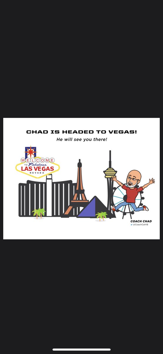 WYO_Volleyball's tweet photo. Coach Chad is headed to Vegas to see some future Cowgirls. See you there! #GOWYO https://t.co/ImWAeXkOPo