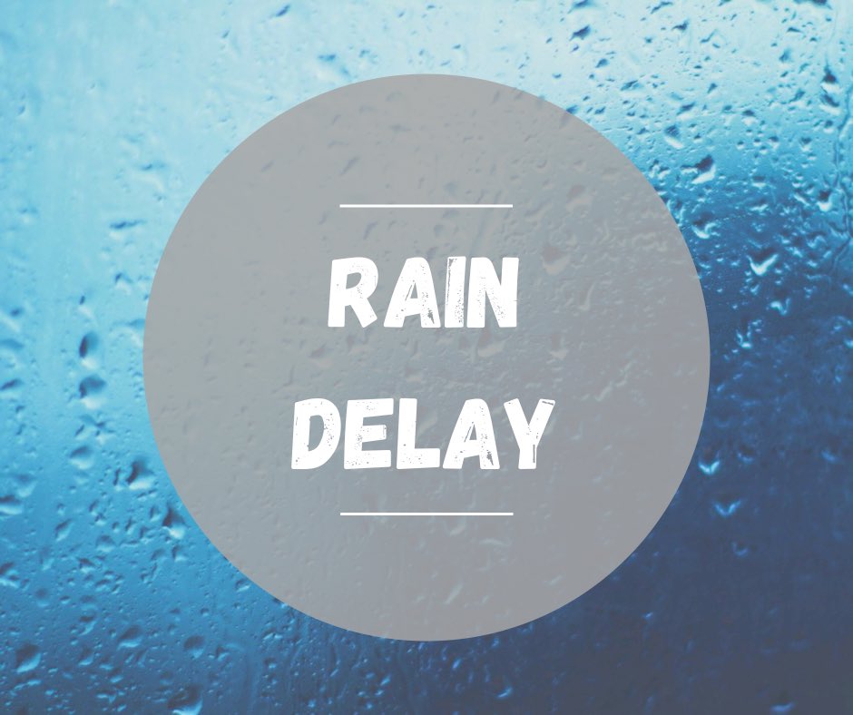 As of 2:30pm we are closing, in a rain delay. We will watch the track of our storms and open this evening if weather permits. Hang in there! 
💦💧💦