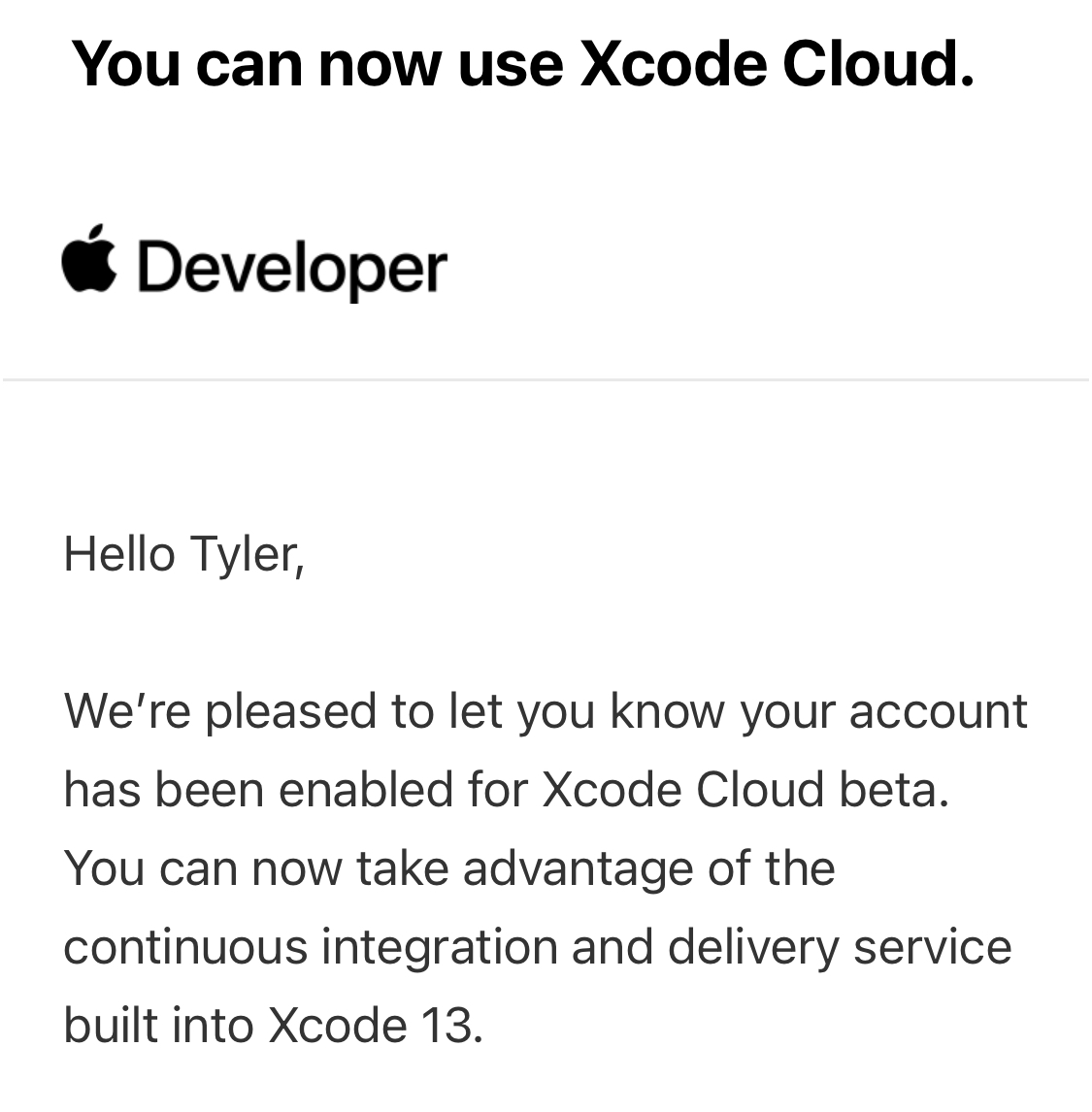 aqua_geek's tweet image. Let’s DOOOOO this!! #XcodeCloud