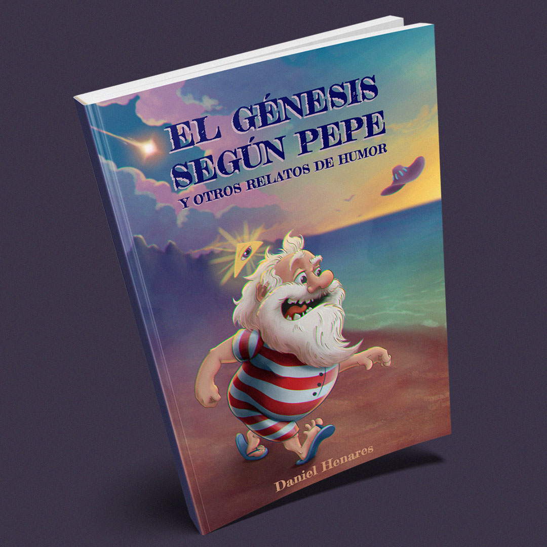 He tenido el placer de participar con la #portada del #libro de Daniel Henares “El Génesis según Pepe y otros #relatos de humor”. Si te gusta el #humor, la #crítica, la #filosofía o incluso la #psicodelia no te lo pierdas en <a href="/verkami/">Verkami</a> vkm.is/elgenesissegun…