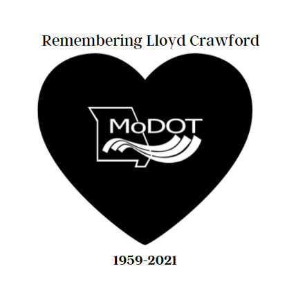 MoDOT_KC's tweet photo. Sad News: It is with a very heavy heart that we announce the passing of our friend and teammate, Lloyd Crawford. He was killed in the line of duty this morning in Tracy, MO. The circumstances are not clear. In the meantime our sympathy and prayers go out to Lloyd's family. https://t.co/8UnuldD4ft