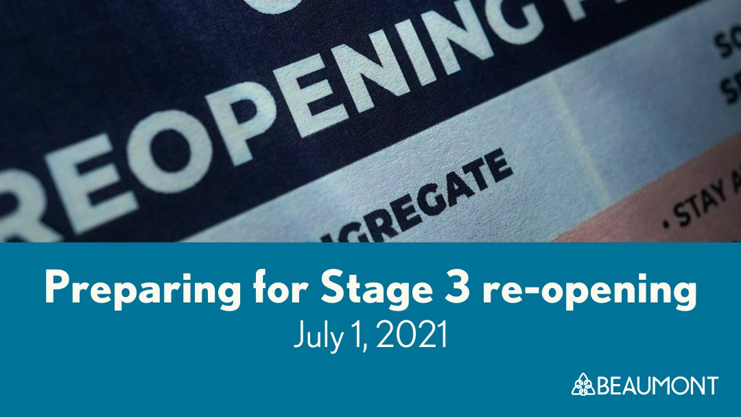T4XBeaumont's tweet photo. Beaumont is preparing for Stage 3 of Alberta's re-opening. Masks will no longer be necessary and most services can return to usual capacity. Read more here: https://t.co/qnb4TQyyXQ https://t.co/DKjDZmPk5s