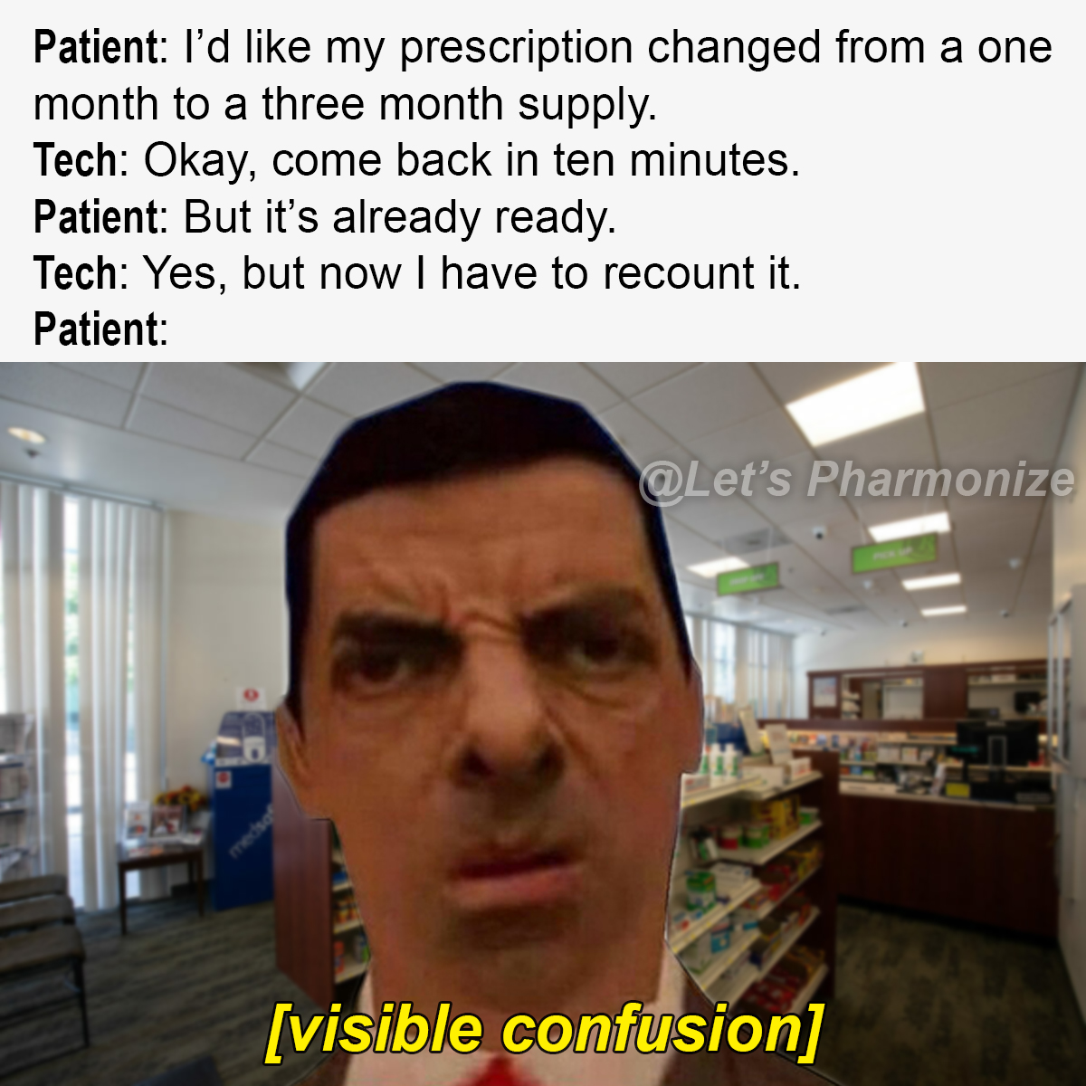 LetsPharmonize's tweet photo. i'm sorry it's not magic

#pharmacymemes #TwitteRx https://t.co/bv38EemeSJ