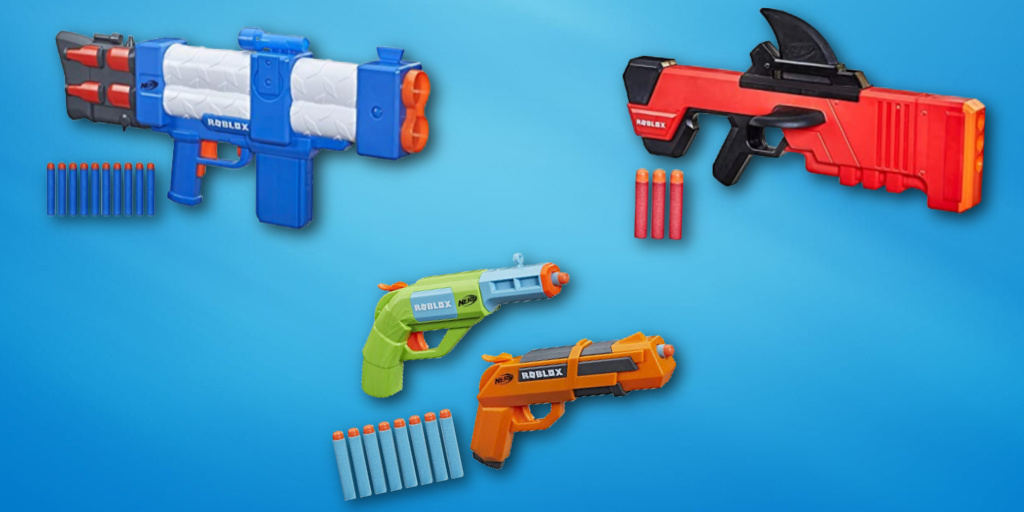 Lily on X: The Arsenal, JB & MM2 Shark Seeker Nerf guns are now available  on :  👈🏼 They all come with Roblox codes, I  show their matching codes here