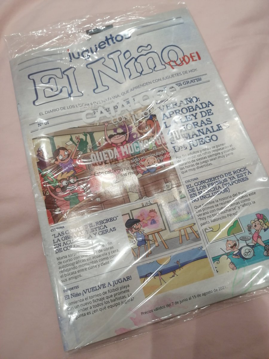 Helencisha's tweet photo. #Buzoneo #random a casas sin niños allegados de #catálogo a todo color y ahora un paso más... #plastificado

Muy mal @juguettos, muy mal

#ClimateAction
#ClimateEmergency
#asinosluceelpelo
#dandoejemplo https://t.co/xUhYlxHIwm
