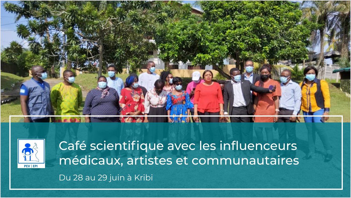 pevcameroun's tweet photo. Influenceurs web, artistes comédiens, acteurs du monde médical et des communautés. Nous avons été ensemble pour dire OUI à la vaccination contre le Covid-19.
Un choix volontaire et un devoir de responsabilité pour le bien-être collectif.
#ACAFEM #ABC #PEVCameroun #MINSANTE https://t.co/x1E7Bt2OeS