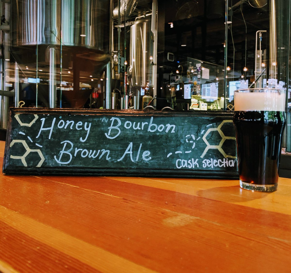🚨New Cask🚨

The No. 3 Honey Bourbon Brown Ale just tapped!