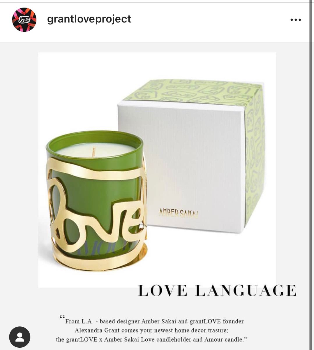 AnnMariaReeves's tweet photo. 👉 Just look how #CHARITYFRAUD is promoted: the candle @ Amber Sakai Collection 👉 is this person such a loser, that $200 #FRAUD candle has to get linked in the Instagram bio?! Oh they want consumers to purchase for “the project” 👉 all of this is #ACRIME!👮♀️Eve at #KeanuReeves👇. https://t.co/stbSbJc1Fg