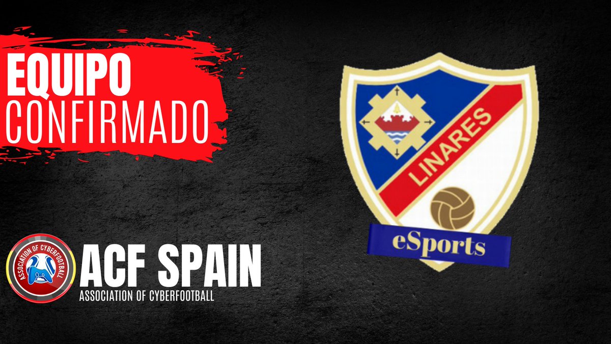 Equipo Confirmado | <a href="/acf_proclubs/">Association of Cyberfootball</a> 

🛡️| @LinaresEsports 

🗞️| ¡Desde tierras andaluzas confirma su participación la familia azulilla!

#UnaNuevaEra