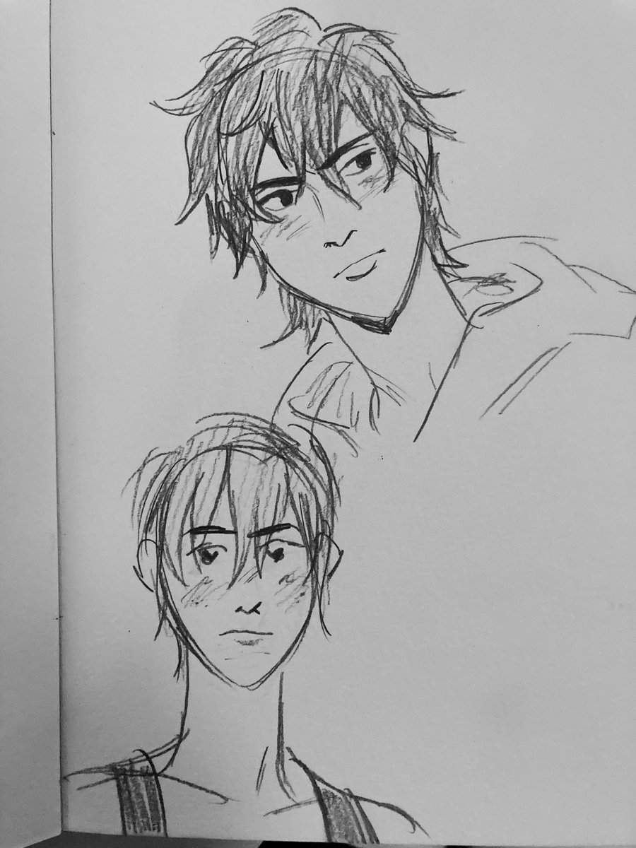 found these doodles of Sean and blood bro Daniel 🥺 