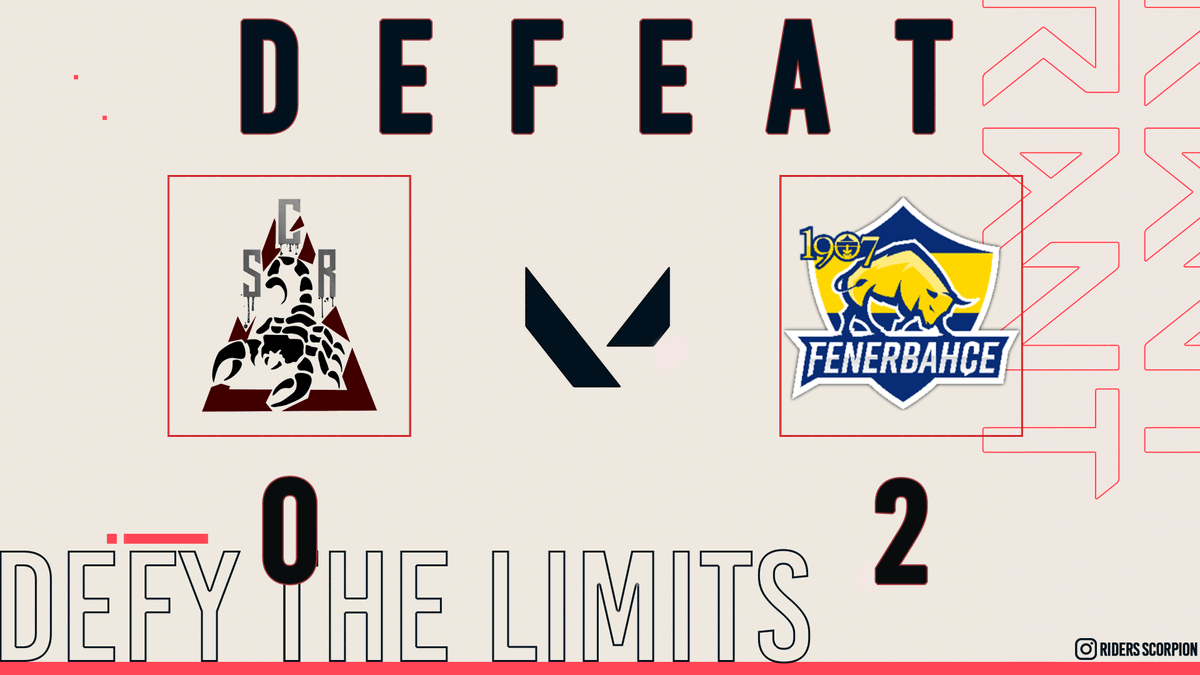 Bir sonraki elemelerde daha güçlü şekilde! GG WP! <a href="/fbesporvalorant/">Fenerbahçe Espor VALORANT</a> #WeAreScorpions #COYS