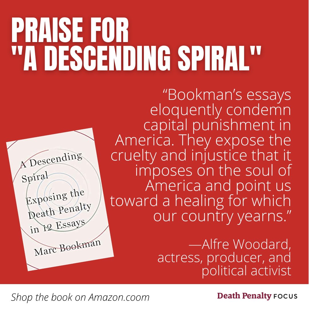 DPFocus's tweet photo. Marc Bookman's book, "A Descending Spiral" shows in a dozen brilliant essays, how deep the problems with capital punishment run.
Order your copy today: https://t.co/tVWLVqhSMo
#DeathPenalty #CapitalPunishment #MarcBookman #HumanRights https://t.co/EmDi7cFTyM