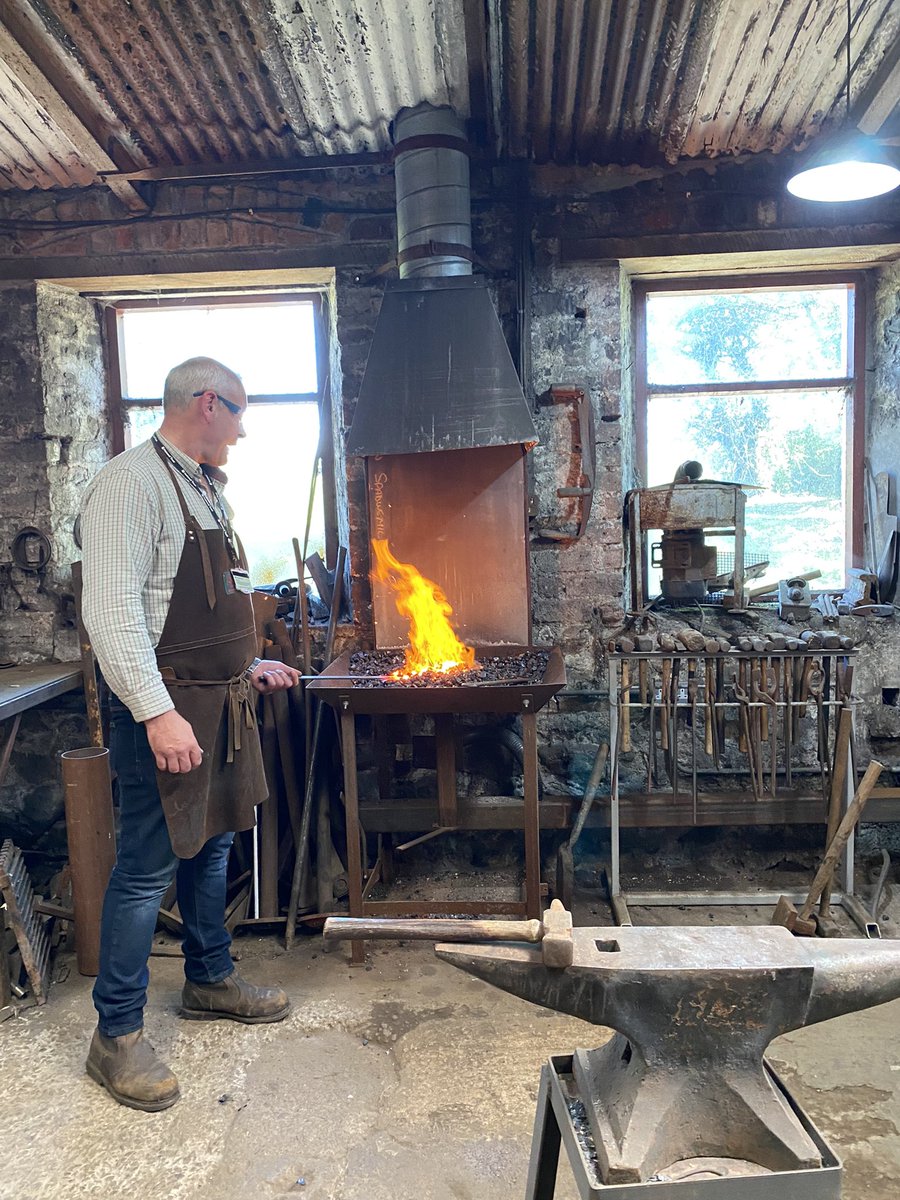 We had such a special day <a href="/NationalTrustNI/">National Trust NI</a> Patterson’s Spade Mill today. I even managed to make a beautiful thing from a chunk of metal - with lots of help from James the amazing spade maker. 
#heritageskills
#placesmatter