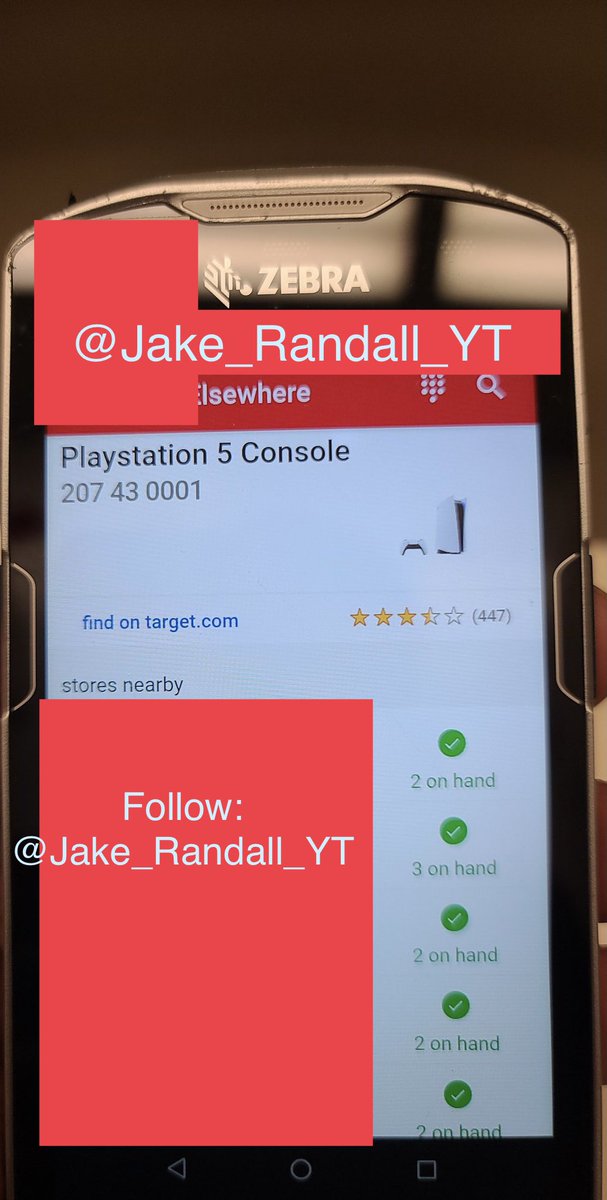 TARGET #PS5 UPDATE (Read FULL Thread for times!)

Stores nationwide have received inventory &amp; there may be a TINY restock Wednesday 6/30 or Thursday (7/1) morning online only with same day pickup. The picture is the internal inventory only accessible by employees. Some stores 1/3