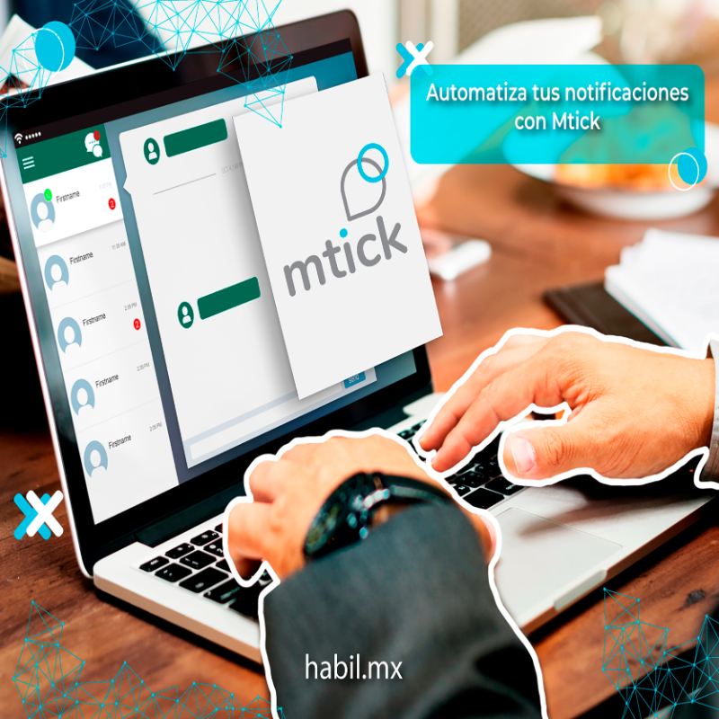 habil_mx's tweet photo. Con Mtick, podrás realizar el envió de notificaciones masivas por medio de SMS, WhatsApp y correo electrónico.
#Mtick #Businessestrategist #Automatización #Procesos #Innovation https://t.co/47b5KM3Jfp