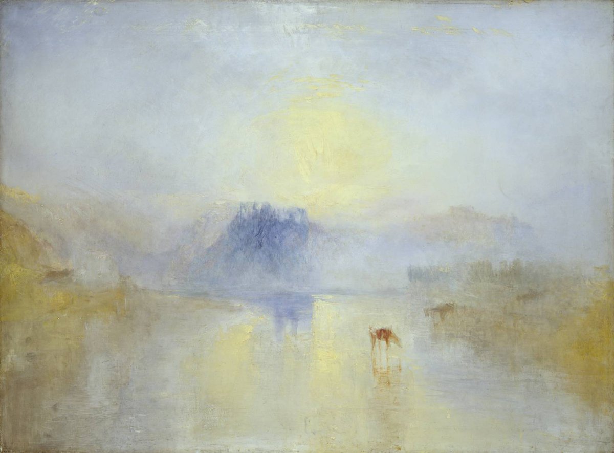 Norham Castle, Sunrise, 1845 #jmwturner #turner