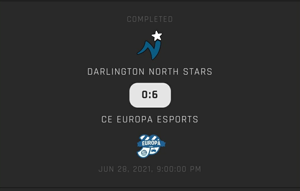 EuropaEsports's tweet image. 🎮 Gran debut a la @VPGPremier amb una gran golejada a l'estadi del Darlington North Star on ens emportem els tres primers punts amb un contundent 0-6 

⚽⚽⚽ @ForeverMasa7 
⚽⚽ @Torrejon92 
⚽ @AlexBeltry 

👟👟 @AlexBeltry 
👟 @ForeverMasa7 
👟 @Torrejon92 
👟 @aesirbosch
