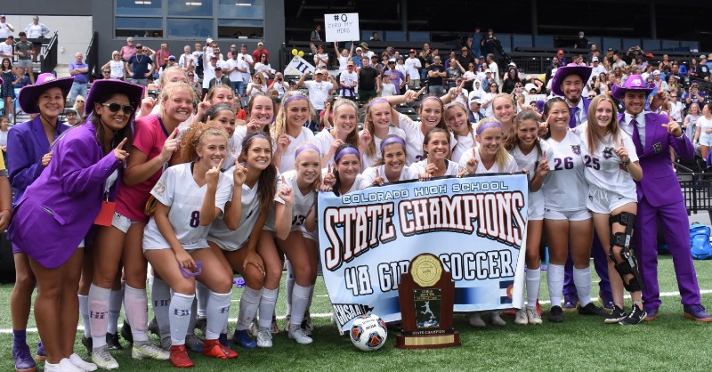 DenCathSchools's tweet photo. Congratulations to the @HolyFamilyHS girl's soccer team which pulled off an upset in every round of the @CHSAA playoffs to capture the school's first girls soccer state championship!