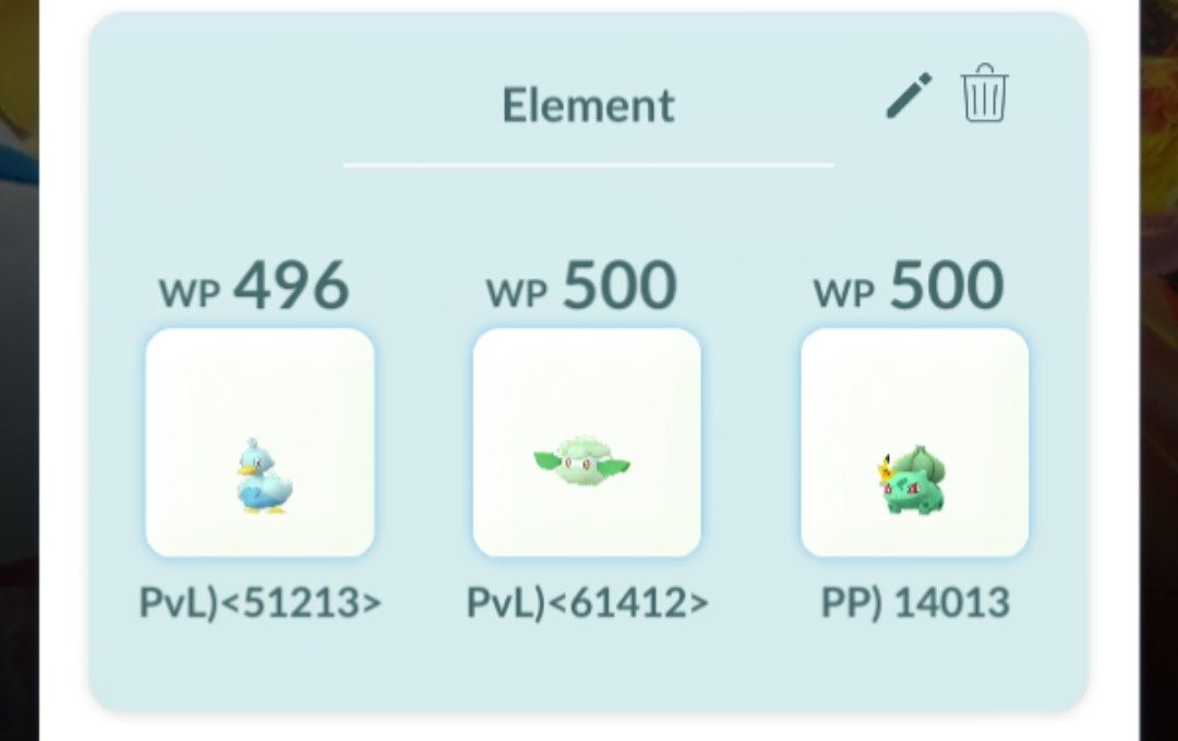 BowtieShyGuy's tweet image. Let's see how this goes

#PokemonGO #GOBattle #ElementCup