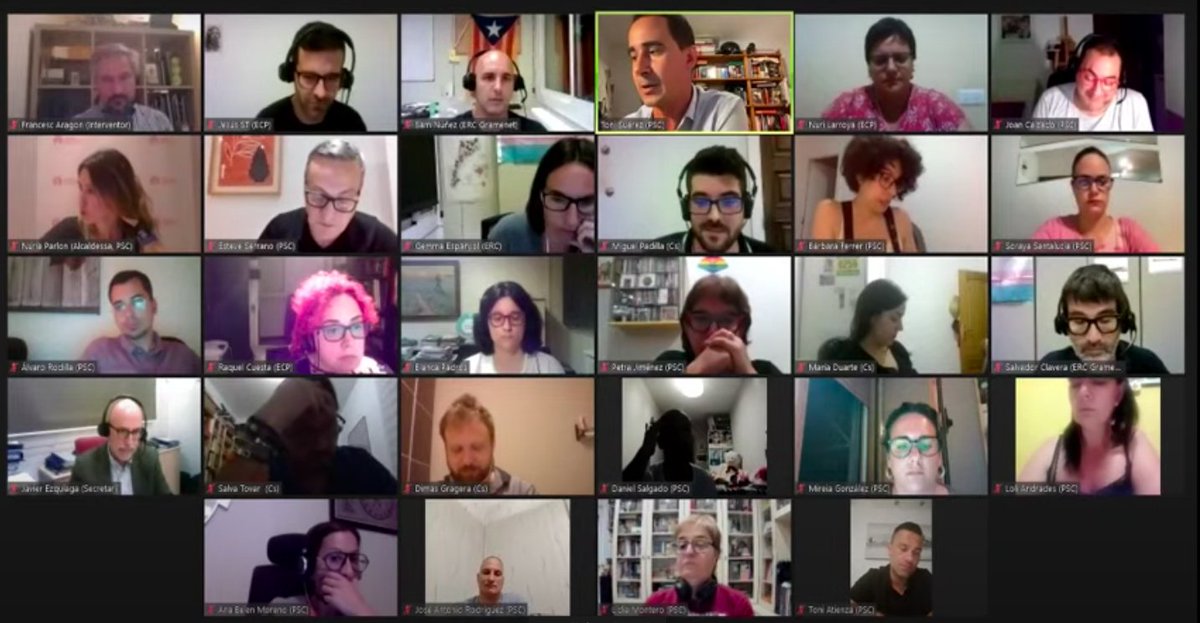 🗣️ <a href="/tonisuarez_/">Toni Suárez</a> : "Cada dia, cada mes, cada setmana veiem com des de la comunitat científica se'ns avisa de que el canvi climàtic està esdevenint una emergència." #santacoloma #plegramenet 🌹