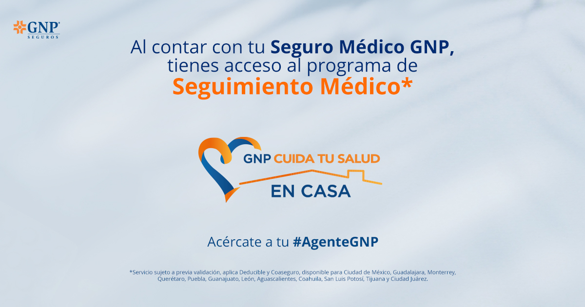 GNPSeguros's tweet image. Si cuentas con un Seguro Médico GNP y das positivo a COVID-19, puedes ser parte del programa de seguimiento médico: GNP Cuida tu Salud en Casa. Acércate a tu #AgenteGNP 👉 Conoce más en bit.ly/CuidaSaludEnCa… #Viviresincreíble
