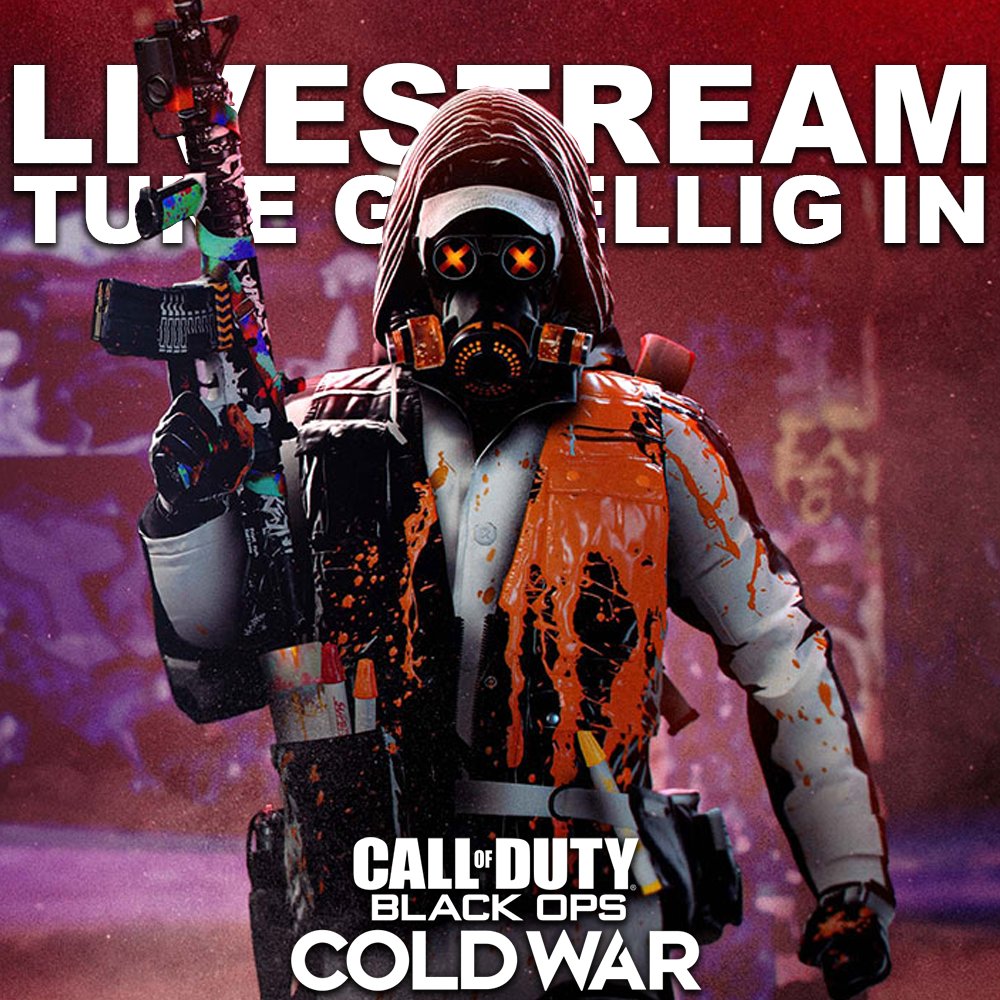 YaraskyGaming's tweet photo. Ik ben NU live met #ColdWar dus tune gezellig in!
Er kunnen kijkers in de party meespelen dus drop je Activision ID in de chat mocht er een plekje vrij zijn.
https://t.co/i2XlM6Y888 https://t.co/qzdlUgY9lC