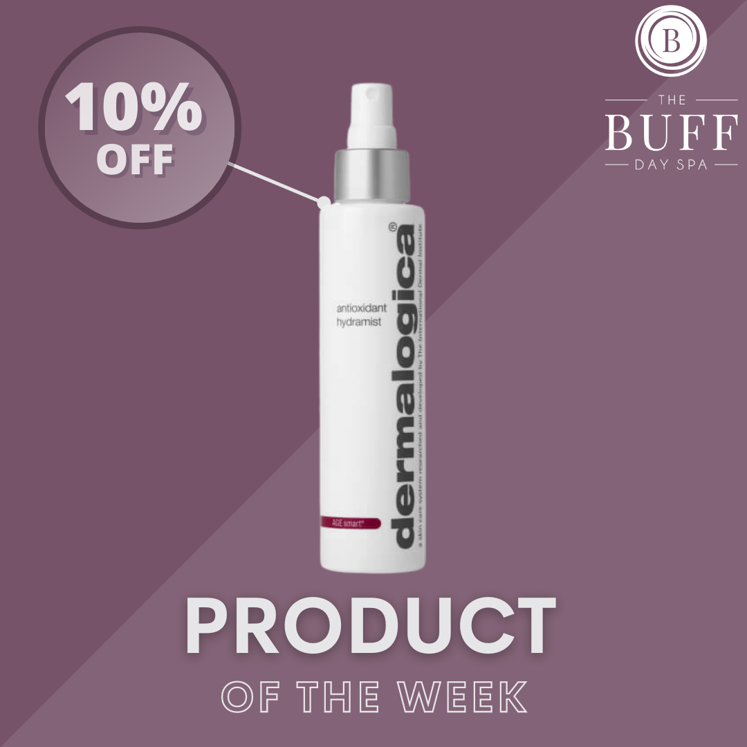 PRODUCT OF THE WEEK🤩

Dermalogica Antioxidant Hydramist

Refreshing antioxidant toner that helps firm and hydrate. 

Convenient mist-on formula supplements skin’s protective barrier by creating an active antioxidant shield to help fight free radical damage, and help prevent