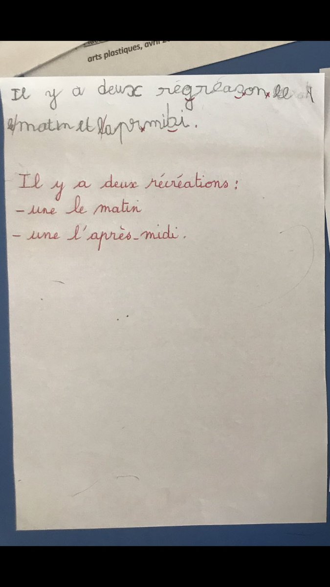 EvaluationsMq's tweet photo. Un projet d’écriture au service de la #liaison GS-CP à l’école Édouard de Lepine de ⁦@CircoTrinite⁩. Cela permet de prendre conscience du rôle social de l’écrit tout en rassurant les élèves de maternelle avant le grand saut vers le CP ✏️✏️ Une initiative à essaimer https://t.co/9xszB315uQ