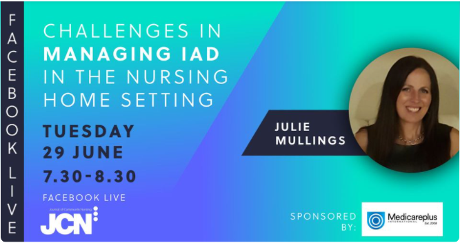 medicareplusuk's tweet photo. Join us for a discussion on "Challenges in managing IAD in the nursing home setting"
Presented by: Julie Mullings
Brought to you in partnership with @jcnreport and @MoleDigital
To register your attendance, click 'Going' https://t.co/Bmi8M4rlS4
#ContinenceAwarenessWeek https://t.co/Us26fMVo7W