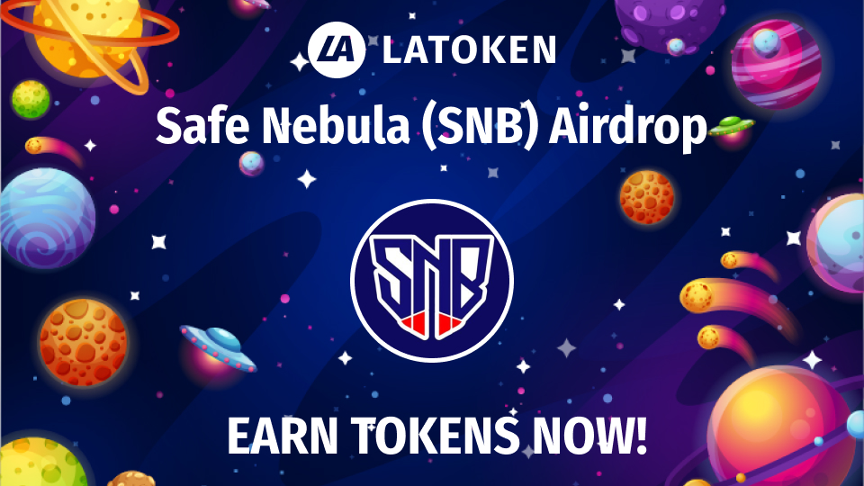 Latoken_cex's tweet photo. SNB @SafeNebulaToken airdrop 💵

The average reward per user in this airdrop is 300 million SNB crypto tokens 🔥

Thousands of users can join and earn tokens. Invite a friend to secure rewards on LATOKEN:
➡️ https://t.co/AdmDuRjuKR https://t.co/WZgN5MmfbY