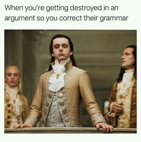 Don't be that person. No one likes that person. 

Just because someone doesn't grammar to your expectations doesn't mean their arguments aren't valid. 

Good writing is about more than just there/their/they're.  We are here for you, and we are not grammar jerks. Promise.