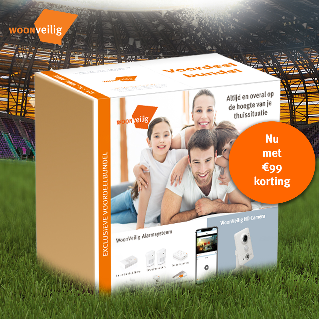 WoonVeilig's tweet photo. Waar je het Nederlands Elftal ook aanmoedigt tijdens het EK 2021, met het WoonVeilig Alarmsysteem weet je zeker dat je huis 24/7 draadloos, goed en slim beveiligd is!
Scoor nu één van de tijdelijk beschikbare WoonVeilig Voordeelbundels op: https://t.co/KKb89wfd6p

#MKDNED #nednma https://t.co/poxZ1S2MjF